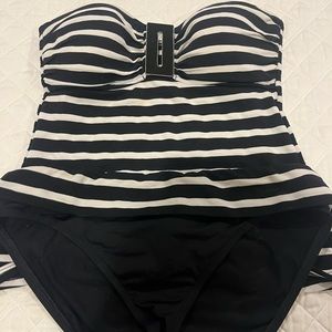 La Blanca swimsuit two piece- tankini and bottoms size 6